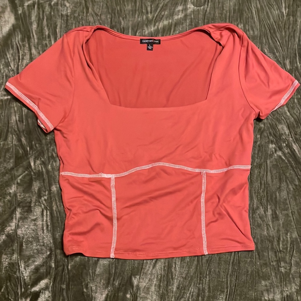 Super soft Crop Top. #peach #croptop #belk